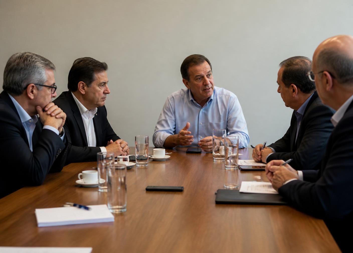 Reunião institucional de lideranças empresariais